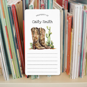 Cowgirl Laarzen met hakken van cactus eigendom van Etiket