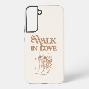 Cowgirl laarzen Western loop in liefde Samsung Galaxy Hoesje
