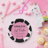 Cowgirl Laatste Rodeo Persoonlijke Feestborden Papieren Bordje (Feest)