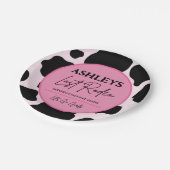 Cowgirl Laatste Rodeo Persoonlijke Feestborden Papieren Bordje (Gekanteld)