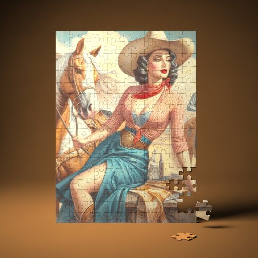 Cowgirl Legpuzzel