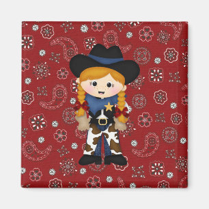 Cowgirl Magneet