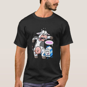 Cowgirl Melk Kartons Bellen Koe Moeder Melk Boer K T-shirt