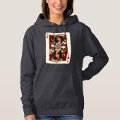 Cowgirl Midwest Queen of Hearts Kaart - Love Luck Hoodie (Voorkant)