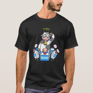 Cowgirl Milk Cartons Koe Mam Melk Farmer Koe T-shirt