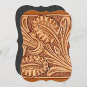  cowgirl mode zuidwestelijk leer kaart (Voorkant / Achterkant)