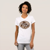 Cowgirl op koffiehoogte T-shirt (Voorkant volledig)