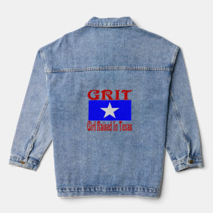 Cowgirl opgegroeid in Texas Denim Jacket