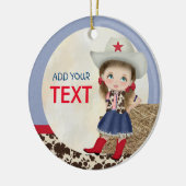 Cowgirl Ornament (Links)