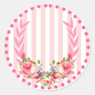 Cowgirl Paard Bloemen Sticker