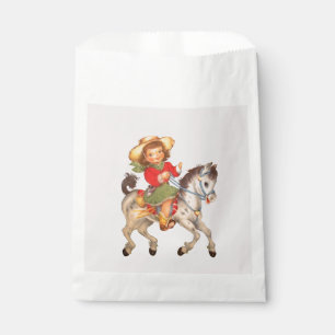 Cowgirl Party Favor Bag Bedankzakje