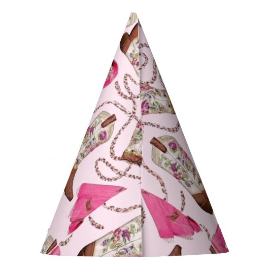 cowgirl pattern style feesthoedjes (Achterkant)