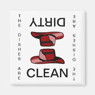 Cowgirl Pet Clean Dirty Dishwasher Magnet Magneet
