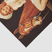 Cowgirl Pin-Up Tissuepapier (Detail)
