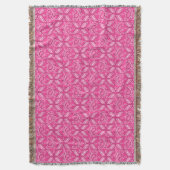 Cowgirl Pink Paisley motif jeter la couverture (devant Vertical)