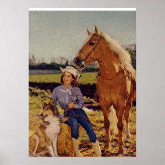 Cowgirl Poster