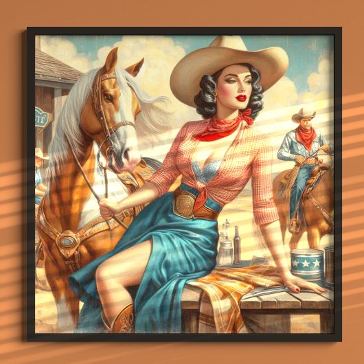  Cowgirl Poster