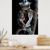 Cowgirl Poster (Keuken)