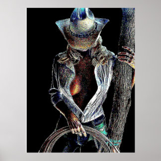 Cowgirl Poster