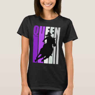 Cowgirl Queen Rodeo Vrouwen Zuidelijke Meisjes Paa T-shirt