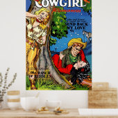 Cowgirl Romance De Betrayal  Comics Poster (Keuken)