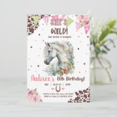 Cowgirl, selle up, sauvage, invitation de cheval b (Debout devant)