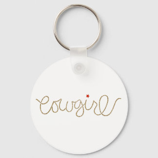 cowgirl sleutelhanger