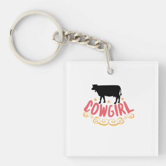 Cowgirl Sleutelhanger