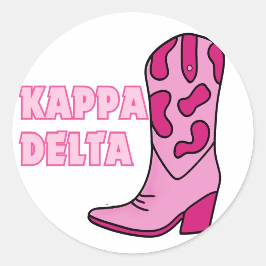 Cowgirl Sorority Sticker (Voorkant)