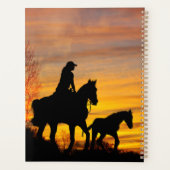 Cowgirl Sunset Horseback Ride Daily Planner (Dos)
