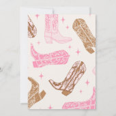 Cowgirl Sweet 16 Anniversaire Invitation (Dos)