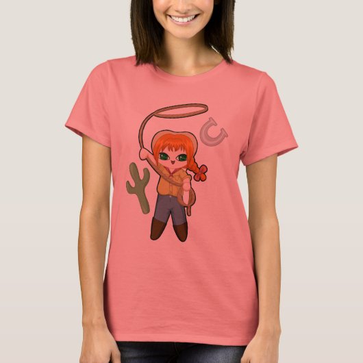 Cowgirl T-shirt (Voorkant)