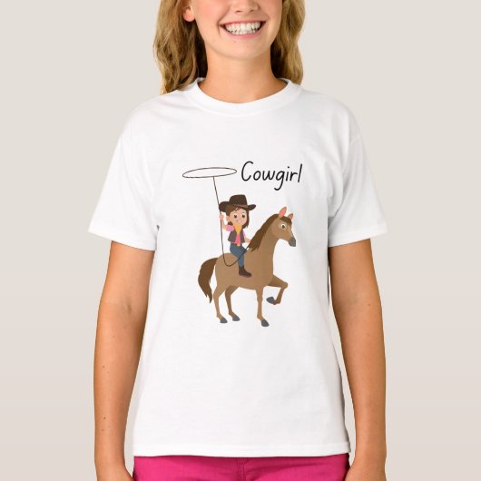 Cowgirl T-shirt (Voorkant)