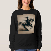 Cowgirl te paard, western cowgirl