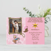 Cowgirl Theme Anniversaire Invitation (Debout devant)