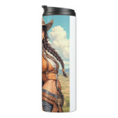 cowgirl thermosbeker (Geroteerd rechts)