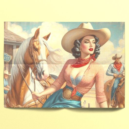  Cowgirl Tissuepapier