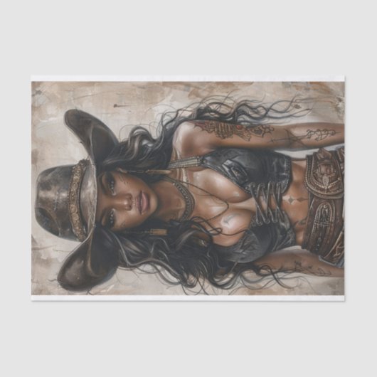 Cowgirl Vibes26 Tissuepapier (Voorkant)