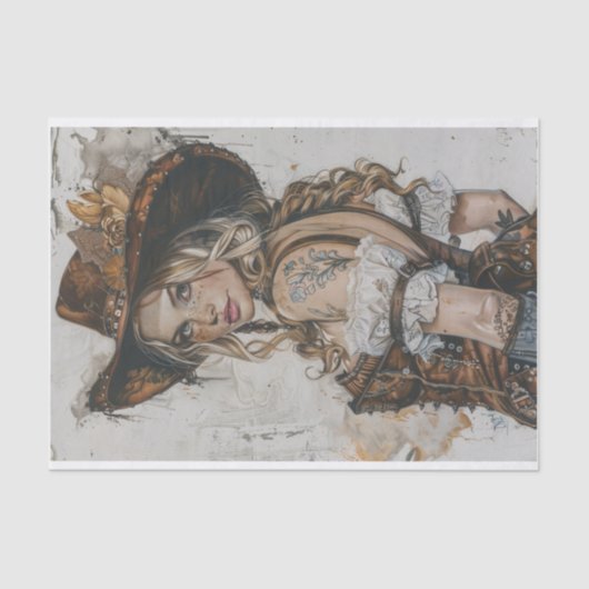 Cowgirl Vibes27 Tissuepapier (Voorkant)