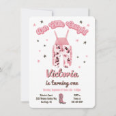 Cowgirl Western Anniversaire Fête Invitation (Devant)