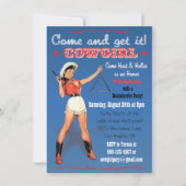 Cowgirl Western Bachelorette / Invitation de fête (Devant)