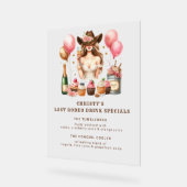 Cowgirl Western Rodeo Bachelorette Fête des mariée (Angle)