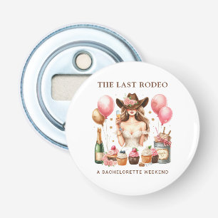 Cowgirl Western Rodeo Button Flesopener