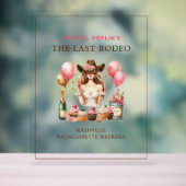 Cowgirl Western Rodeo Tablett (Neutre)