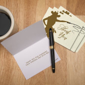 Cowgirl Whip Bruiloftsfeest Bedankkaart