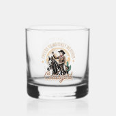 Cowgirl  whisky glas (Achterkant)