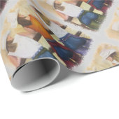 COWGIRL WRAPPING PAPIER (Rol Hoek)