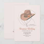 Cowgirlhoed Kaart (Voorkant / Achterkant)