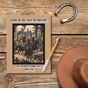 Cowgirls Chasing Horizons Briefkaart