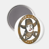 COWGIRLS REGEL MAGNEET (Voorkant / Achterkant)